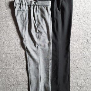 (2) Two pair HATCH maternity easy pant trousers